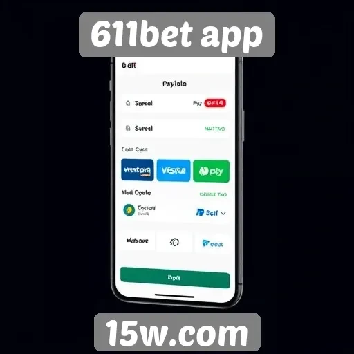 Métodos de pagamento no 611bet app